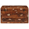vidaXL Storage Box with Storage Multicolour Solid reclaimed wood