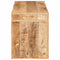vidaXL End Table Brown 60 x 35 x 45 cm Solid mango wood