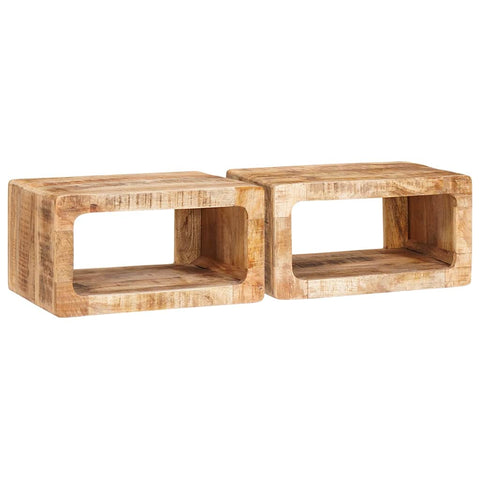 vidaXL Bedside Tables 45 x 30 x 24 cm Solid mango wood