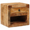 vidaXL Wall-mounted Bedside Cabinet with Drawer Brown 40 x 30 x 36 cm