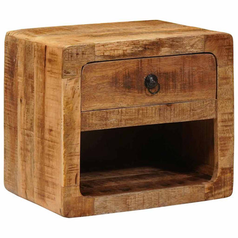 vidaXL Wall-mounted Bedside Cabinet with Drawer Brown 40 x 30 x 36 cm