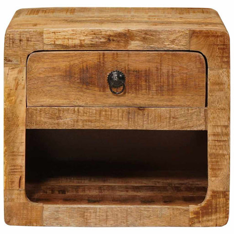 vidaXL Wall-mounted Bedside Cabinet with Drawer Brown 40 x 30 x 36 cm