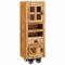 vidaXL Highboard with Drawer Brown 40 x 30 x 120.5 cm Solid mango wood
