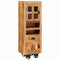 vidaXL Highboard with Drawer Brown 40 x 30 x 120.5 cm Solid mango wood