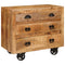vidaXL Side Cabinet Brown 70 x 38 x 63 cm Solid mango wood