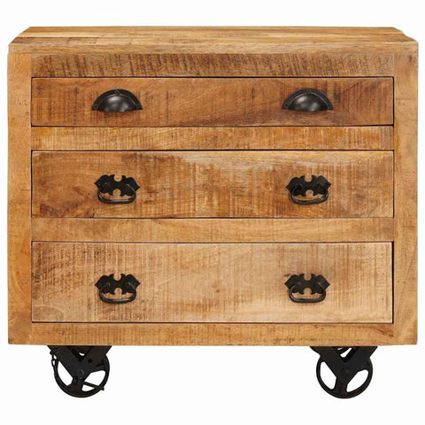 vidaXL Side Cabinet Brown 70 x 38 x 63 cm Solid mango wood