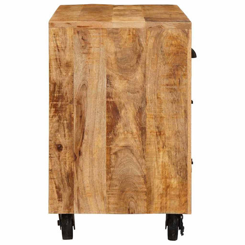vidaXL Side Cabinet Brown 70 x 38 x 63 cm Solid mango wood