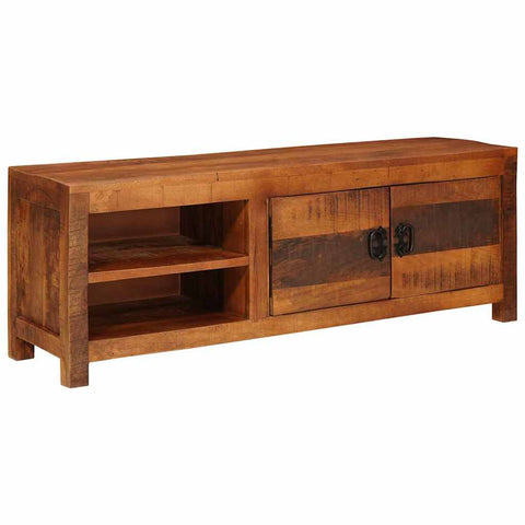 vidaXL TV Cabinet Brown 110 x 30 x 40 cm Solid mango wood