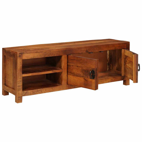 vidaXL TV Cabinet Brown 110 x 30 x 40 cm Solid mango wood
