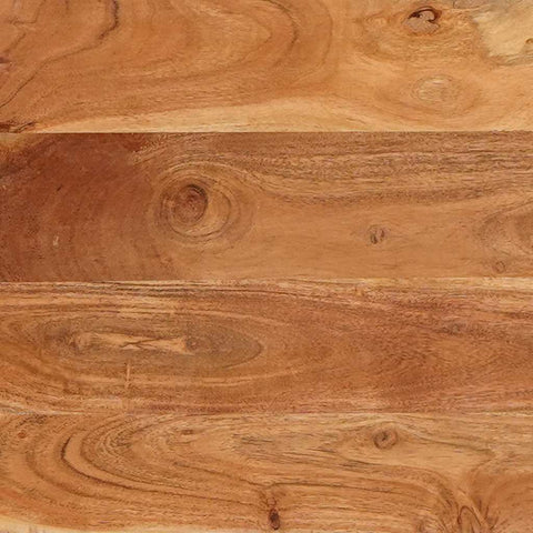 vidaXL Dining Tables Brown and Black 110 x 55 x 75 cm Solid Mango Wood