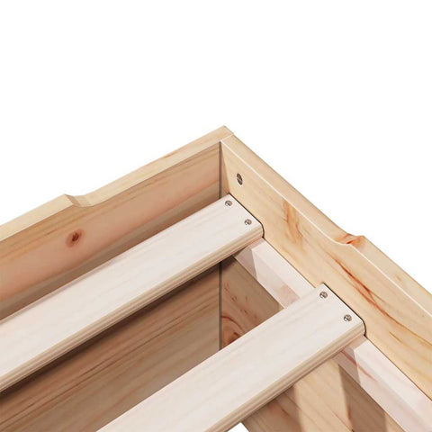 vidaXL Bed Frame No Mattress Stackable 100x200 cm Solid Wood