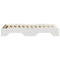 vidaXL Bed Frame No Mattress Stackable White 80x200 cm Solid Wood