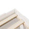 vidaXL Bed Frame No Mattress Stackable White 80x200 cm Solid Wood