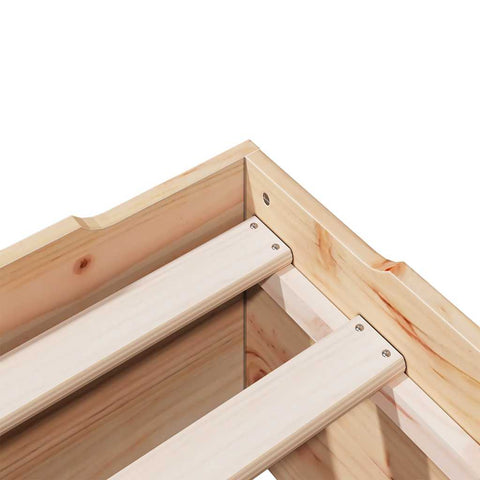vidaXL Bed Frame No Mattress Stackable 90x190 cm Single Solid Wood