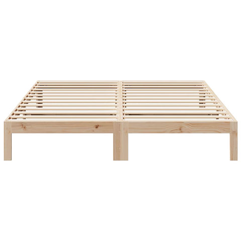vidaXL Bed Frame without Mattress 180x200 cm Super King Solid Wood Pine