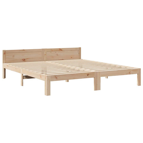 vidaXL Bed Frame without Mattress 160x200 cm Solid Wood Pine