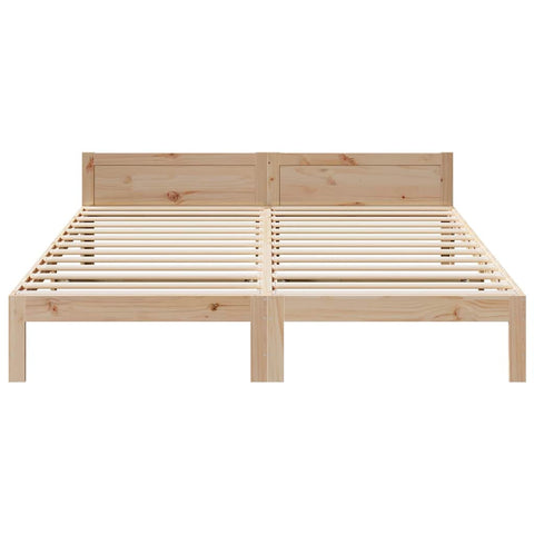 vidaXL Bed Frame without Mattress 160x200 cm Solid Wood Pine