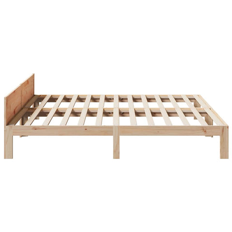 vidaXL Bed Frame without Mattress 160x200 cm Solid Wood Pine