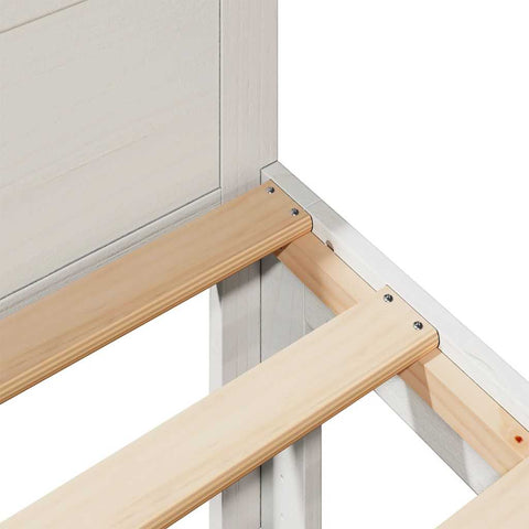 vidaXL Bed Frame without Mattress White 160x200 cm Solid Wood Pine