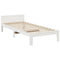 vidaXL Bed Frame without Mattress White 90x200 cm Solid Wood Pine