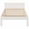 vidaXL Bed Frame without Mattress White 90x200 cm Solid Wood Pine