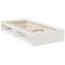 vidaXL Day Bed without Mattress White 80x200 cm Solid Wood Pine