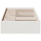 vidaXL Day Bed without Mattress White 80x200 cm Solid Wood Pine