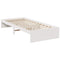 vidaXL Day Bed without Mattress White 80x200 cm Solid Wood Pine