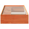 vidaXL Day Bed without Mattress Wax Brown 80x200 cm Solid Wood Pine