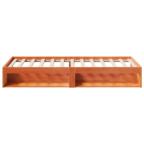 vidaXL Day Bed without Mattress Wax Brown 80x200 cm Solid Wood Pine