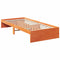 vidaXL Day Bed without Mattress Wax Brown 80x200 cm Solid Wood Pine