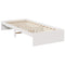 vidaXL Day Bed without Mattress White 90x190 cm Solid Wood Pine