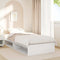 vidaXL Day Bed without Mattress White 75x190 cm Solid Wood Pine