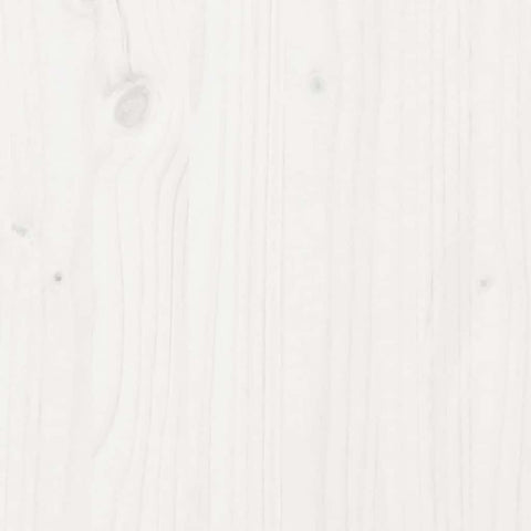 vidaXL Bookcase Headboard L-Shaped White 150 cm Solid Wood Pine