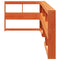 vidaXL Bookcase Headboard L-Shaped Wax Brown 90 cm Solid Wood Pine