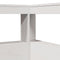 vidaXL Bookcase Headboard L-Shaped White 80 cm Solid Wood Pine