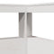vidaXL Bookcase Headboard L-Shaped White 90 cm Solid Wood Pine