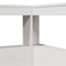 vidaXL Bookcase Headboard L-Shaped White 75 cm Solid Wood Pine