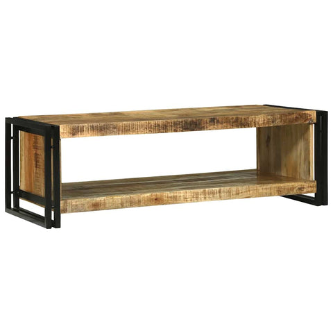 vidaXL Coffee Table Brown 120 x 50 x 38 cm Solid rough mango wood