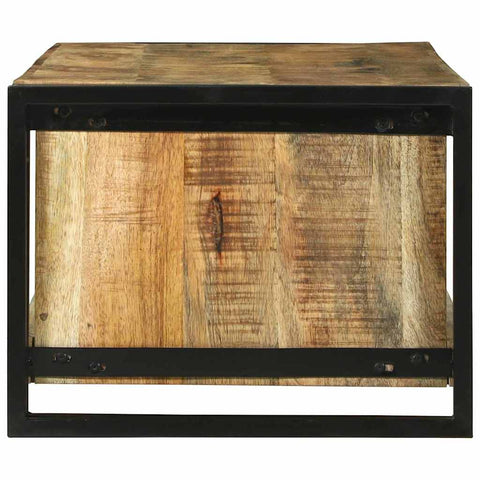 vidaXL Coffee Table Brown 120 x 50 x 38 cm Solid rough mango wood