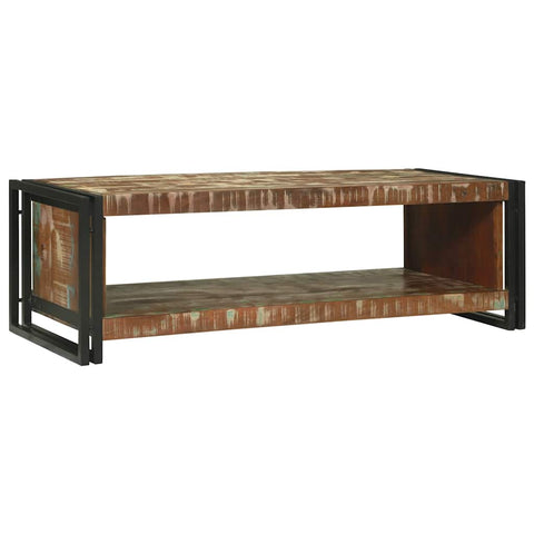 vidaXL Coffee Table Brown 120 x 50 x 38 cm Solid reclaimed wood