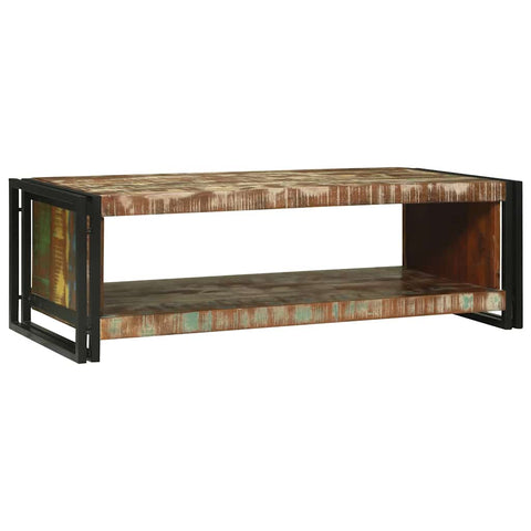 vidaXL Coffee Table Brown 120 x 50 x 38 cm Solid reclaimed wood