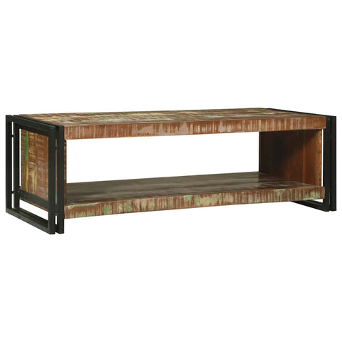 vidaXL Coffee Table Brown 120 x 50 x 38 cm Solid reclaimed wood