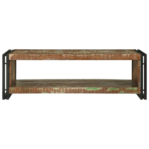 vidaXL Coffee Table Brown 120 x 50 x 38 cm Solid reclaimed wood