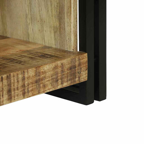vidaXL Coffee Table Brown 90 x 50 x 38 cm Solid rough mango wood