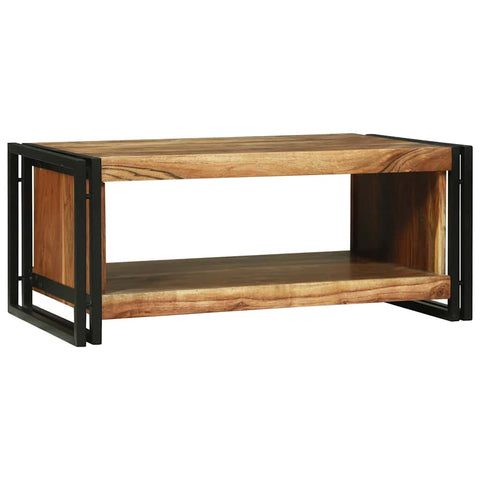 vidaXL Coffee Table Brown 90 x 50 x 38 cm Solid acacia wood