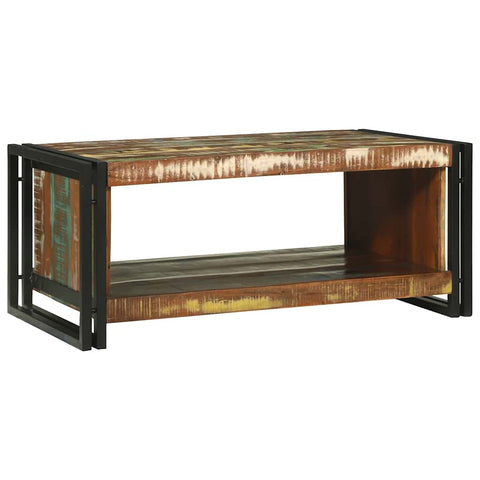 vidaXL Coffee Table Brown 90 x 50 x 38 cm Solid reclaimed wood