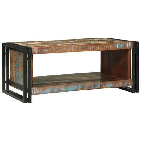 vidaXL Coffee Table Brown 90 x 50 x 38 cm Solid reclaimed wood