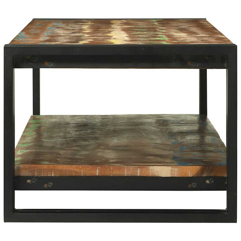 vidaXL Coffee Table Multicolour 120 x 50 x 38 cm Solid reclaimed wood