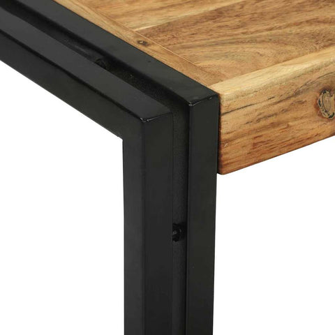 vidaXL Coffee Table 2 pcs Brown 48 x 40 x 40 cm Solid acacia wood